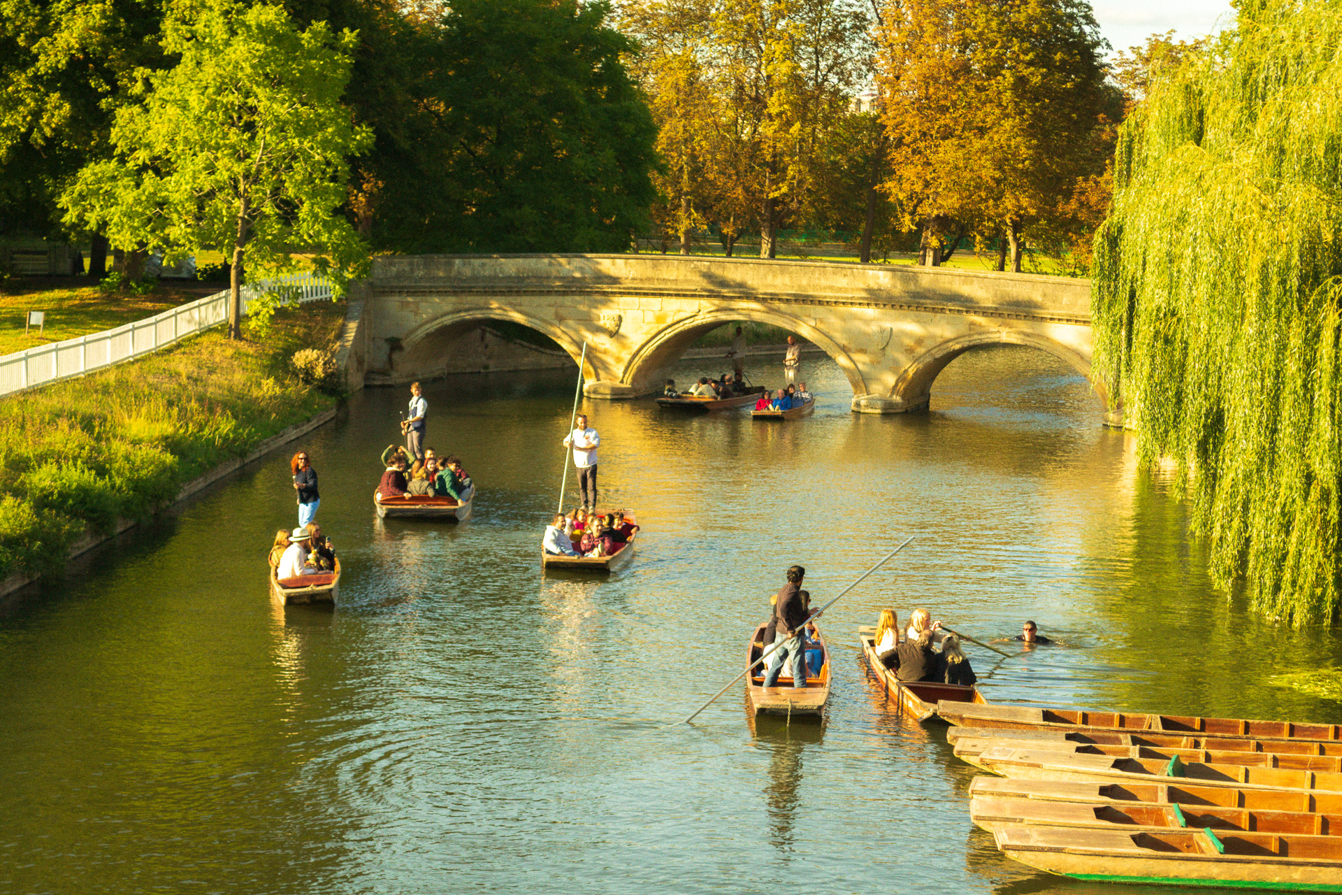 people punting in Cambridge make sure you get a cheap price