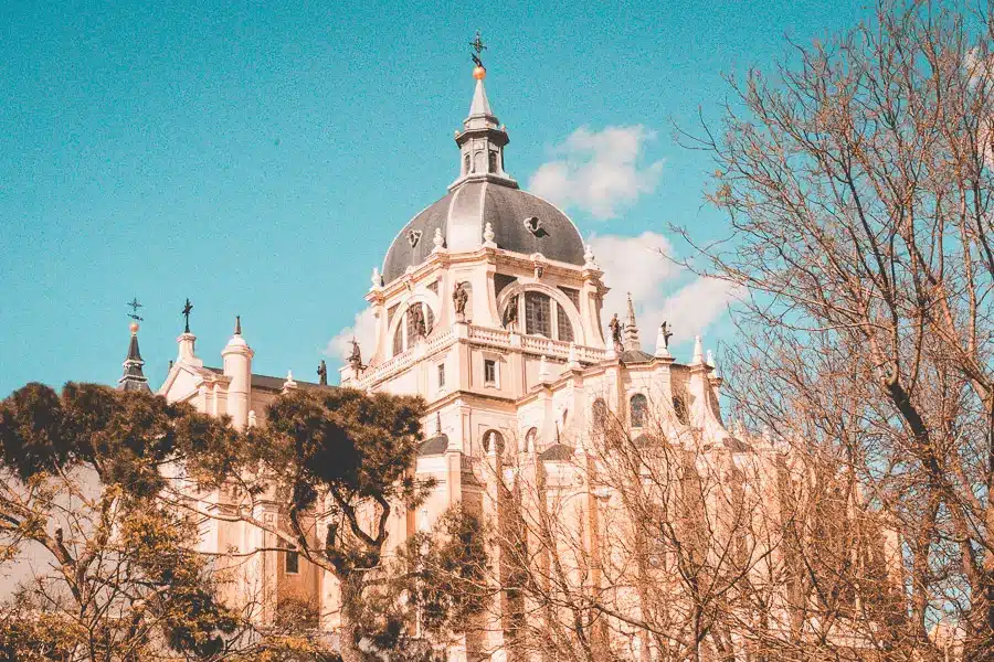 church madrid Spain -use one of the Spain instagram captions for it