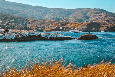 chora andros town