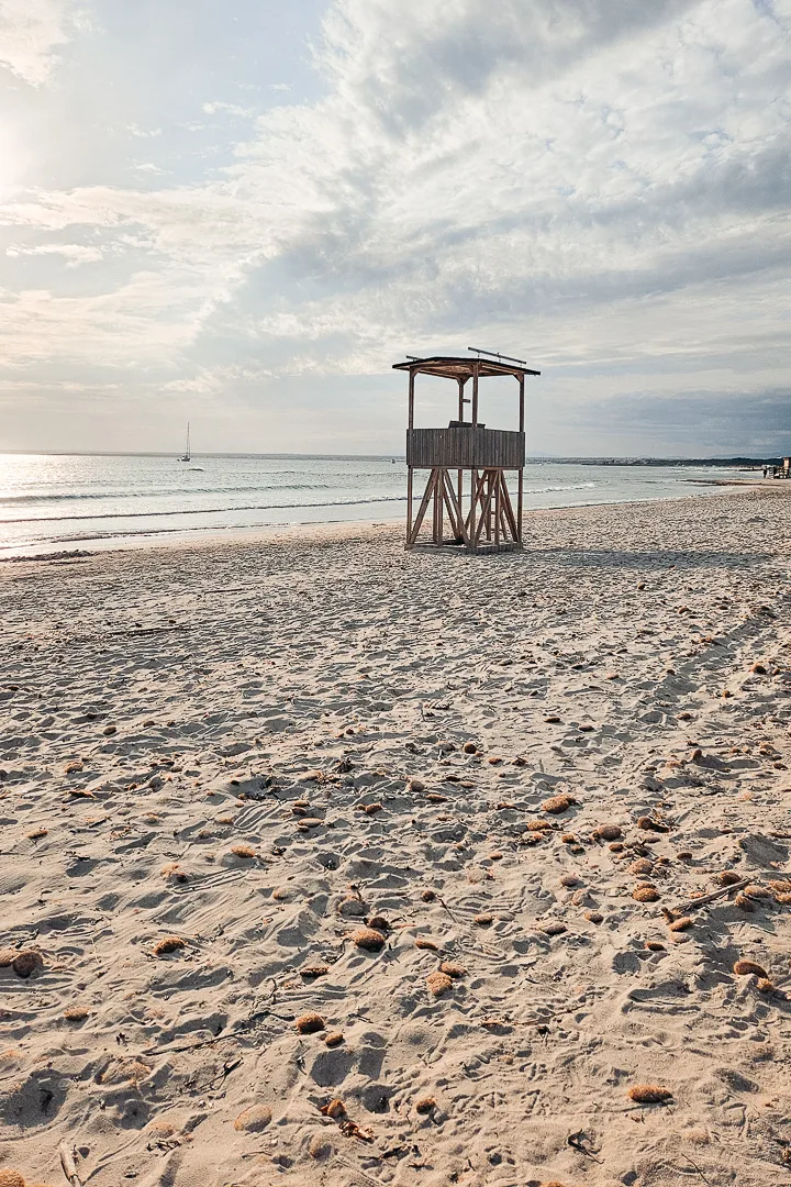 es trenc beach lifeguard station