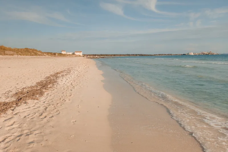 es trenc beach, spain