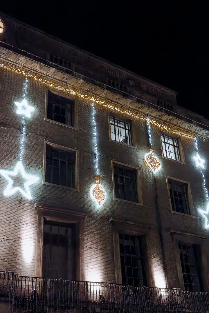 cambridge guildhall chirstmas lights