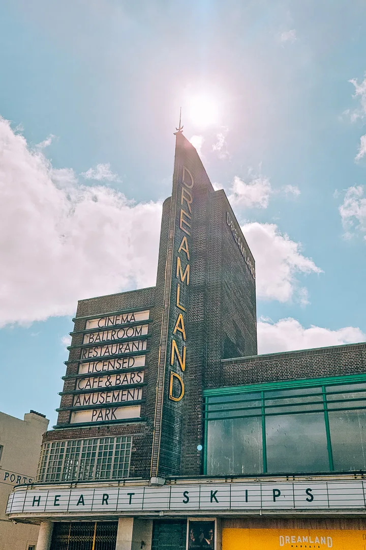 dreamland building sign, Margate