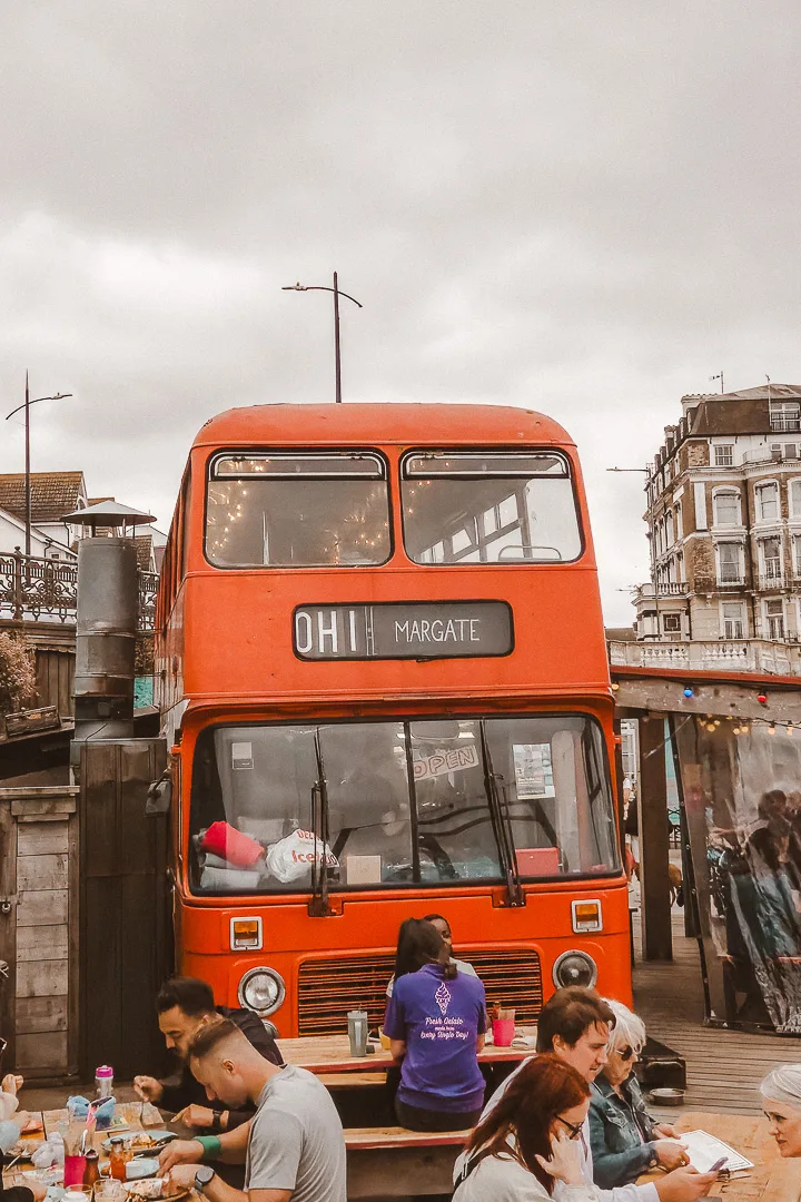 margate day trip bus cafe